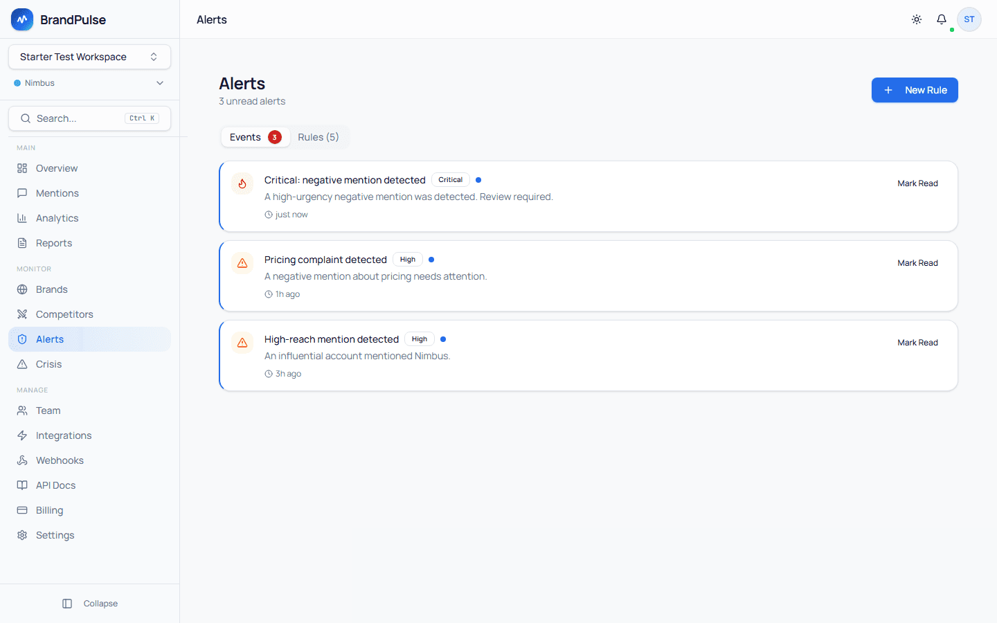 BrandPulse alerts